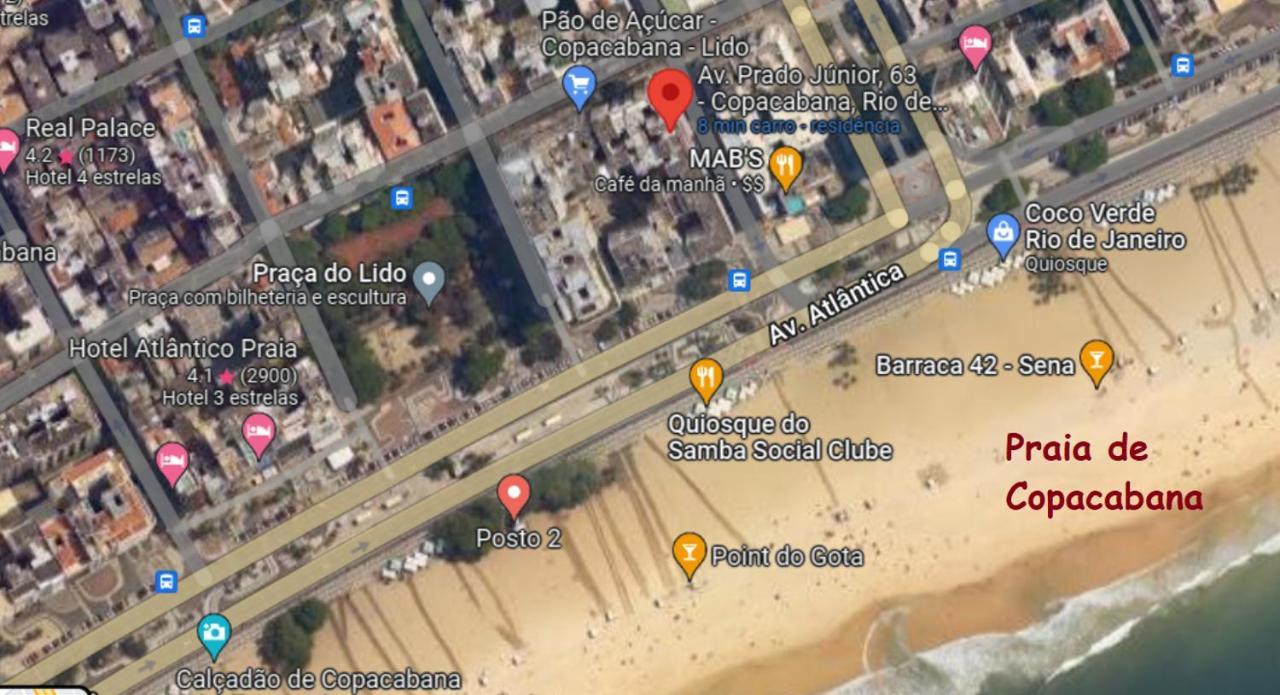 Apartamento Em Copacabana Na Quadra Da Praia Leilighet Rio de Janeiro Eksteriør bilde